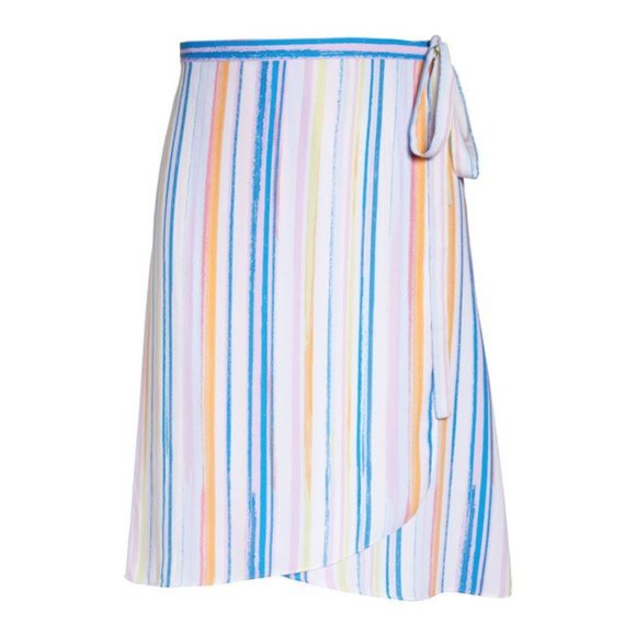 Bp Striped Midi Wrap Skirt Nordstrom - Picture 5 of 5